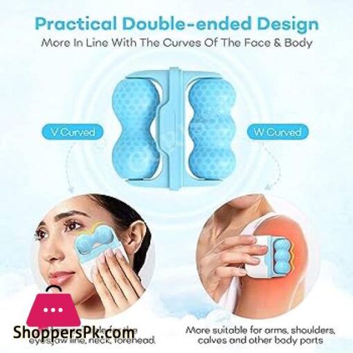 Ice Roller for Face Eye Puffiness Relief Ice Face Roller Facial Icing Rolling Mould Moisturizing Reusable Massager for Home Skin Ice Roller