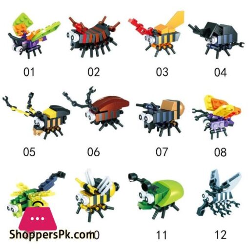 Insects Block 12Pcs For KIds