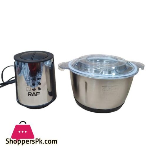 RAF Food Processor Meat Grinder Meat Chopper 2 L Capacity 1000W Powerful Motor Stainless steel