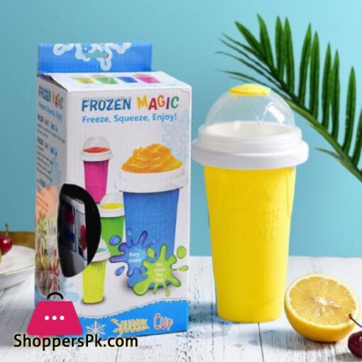 Slushy Cup Slush Maker Instant Ice Maker Cup for Hot Summers Instant Freezqe Cup for Beverages and Cold Drinks Ice Cream maker