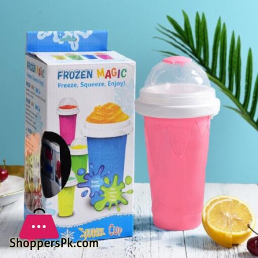 Slushy Cup Slush Maker Instant Ice Maker Cup for Hot Summers Instant Freezqe Cup for Beverages and Cold Drinks Ice Cream maker