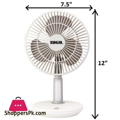 Sogo Rechargeable Mini Fan JPN 519