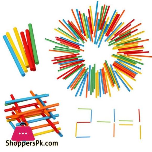 HOT Wood Educational Number Math Calculate Game Toy Mathematics Puzzle Toys Kid Early Learning Counting Sticks Material Children