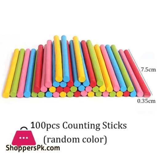 HOT Wood Educational Number Math Calculate Game Toy Mathematics Puzzle Toys Kid Early Learning Counting Sticks Material Children