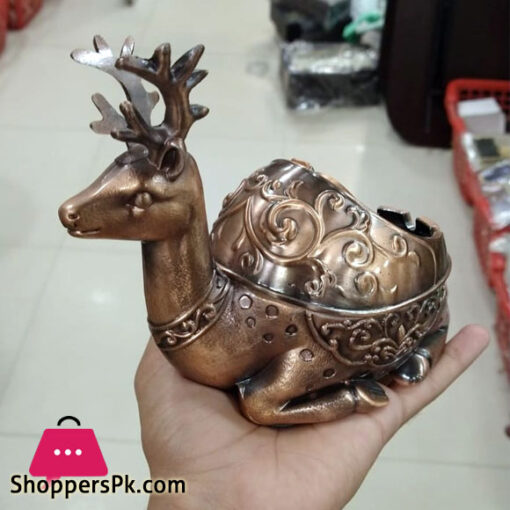 Deer Ashtray Antique Ashtray Windproof Ashtray for Decoration Home and Office