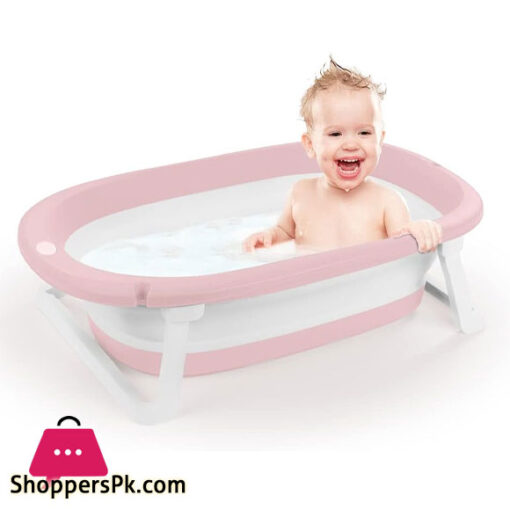 Dolu Full Collapsible Folding Baby Bathtub with Water Stopper - 7260