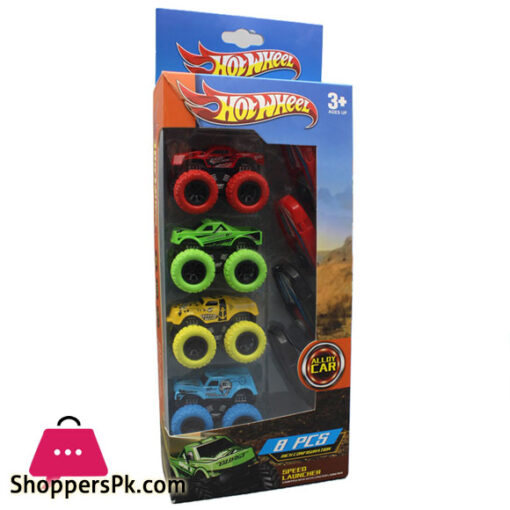 Hot Wheels 8 PCS Speed Launcher Car Set