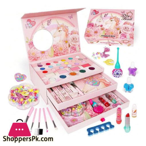 Kids Girls Makeup Kit Real Cosmetics Set