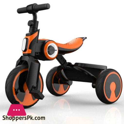 Kids Tricycle Portable Baby Stroller 3 Wheel Bicycle Children Bike with Music Speaker for 2-6 Years Kids