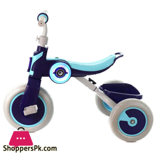 Kids Tricycle Portable Baby Stroller 3 Wheel Bicycle Children Bike with Music Speaker for 2-6 Years Kids