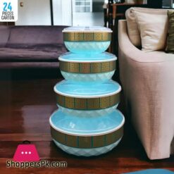 pack of 4 in 1 Bowl Set round shape with lid