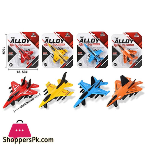 PULL BACK DIECAST METAL PLANE 1-PCS