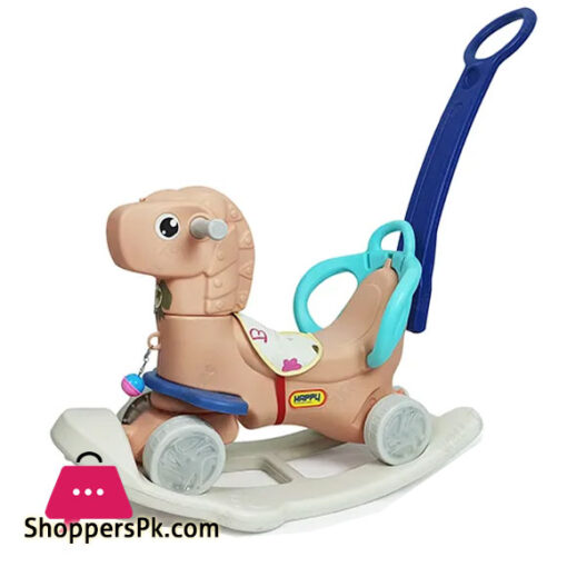 Rocking Ride Horse Kids Indoor Outdoor Ride On Stroller and Swing Convertible Baby Car - 8199