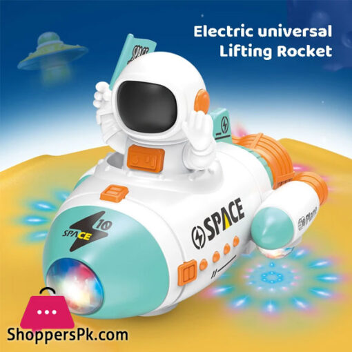 Space Rocket Car Battery Operated With Light & Music