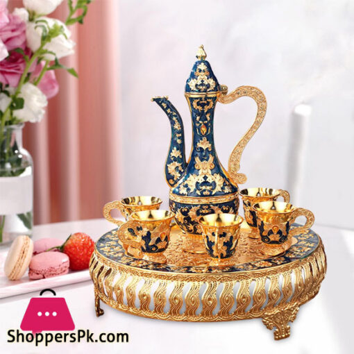 Tea Pot Set Luxury with Cups Tea Cup Set Water Serving Set Beverage for Bedroom