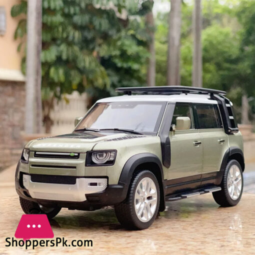 1:18 Land Rover Defender Alloy Car Model for Kids Simulation Sound and Light Collection Decoration Gift