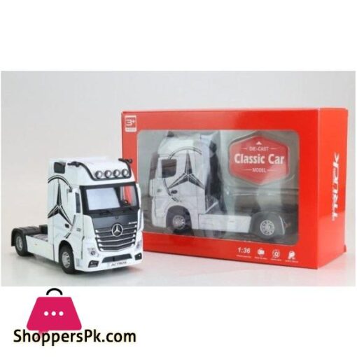 124 diecast Mercedes Benz actors truck trailer alloy model