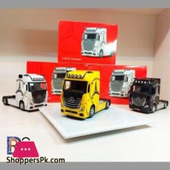 124 diecast Mercedes Benz actors truck trailer alloy model