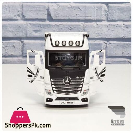 124 diecast Mercedes Benz actors truck trailer alloy model