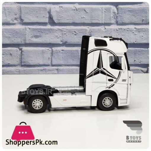 124 diecast Mercedes Benz actors truck trailer alloy model