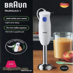 Braun MQ10001M MultiQuick 1 Hand Blender Mixer 450 WATTS