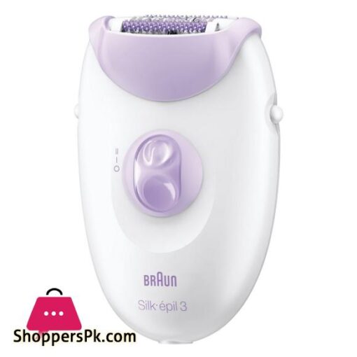 Braun Silk Epil 3 Legs Arms Epilator 3170 WhitePurple