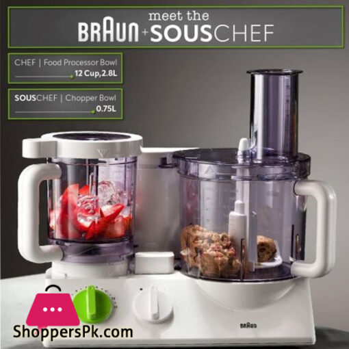 Braun FP3030 220 Volt Food Processor / Blender/ and citrus juicer 220 Volt/50 Hertz