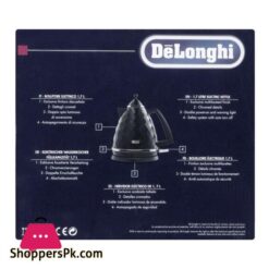 DeLonghi Brillante Design Electric Kettle KBJ2001