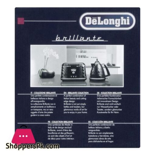 DeLonghi Brillante Design Electric Kettle KBJ2001