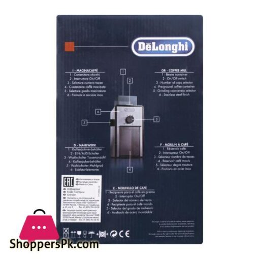 DeLonghi Burr Coffee Grinder KG 89