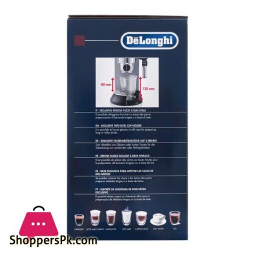 DeLonghi Dedica Style Espresso Cappuccino Coffee Maker EC 685