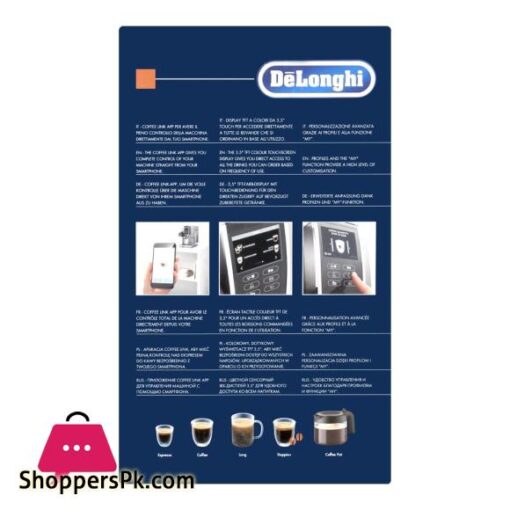 DeLonghi Dinamica Plus Automatic Coffee Machine ECAM37095T