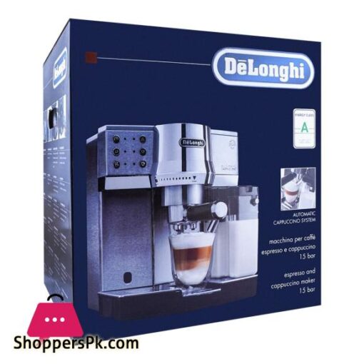 DeLonghi Espresso And Cappuccino Maker 15 Bar EC 850M