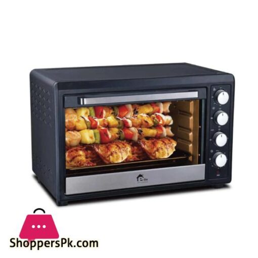 E LITE ETO 653R OVEN TOASTER 65 LTR BLACK 2 YEARS WARRANTY