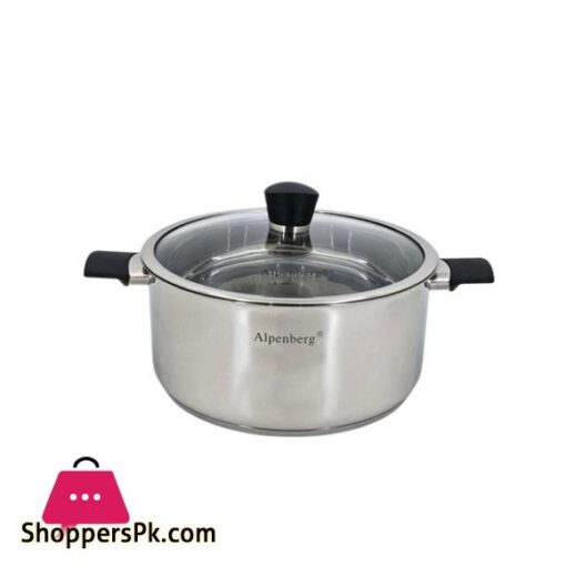 HP68 26cm6Ltr SS Pot With G Lid 6c