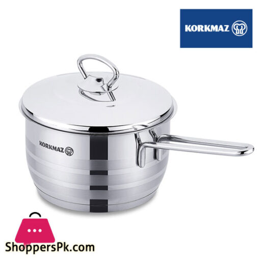 Korkmaz Astra 16x10 cm Sauce Pot with Lid