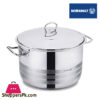 Korkmaz Mega Stainless Steel Casserole Pot 40x26cm 30 Liter Turkey Made