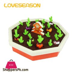 Loveseason Pull Radish Game Safe Boys Girls Early Learning Pull Radish Toy