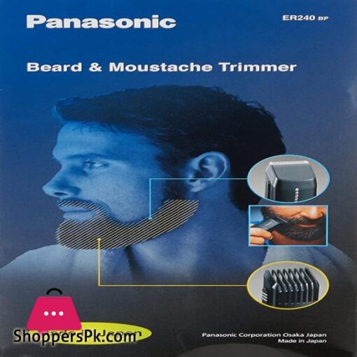 Panasonic Beard Mustache Trimmer for Men ER240 Made in Japan