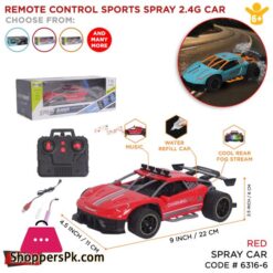 Speed Spray Racing RC Cars 24 Ghz High Speed 114 Remote Control Drift Racing Cars Electric Fast Race Sports Car Racing Electric Vehicles Toy RC Racing Alloy Rechargeable Toy Cars For Kids