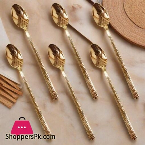 Tea Spoon Set of 6pcs Gold DY-003