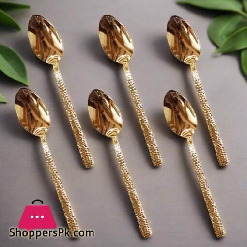 Tea Spoon Set of 6pcs Gold DY-004