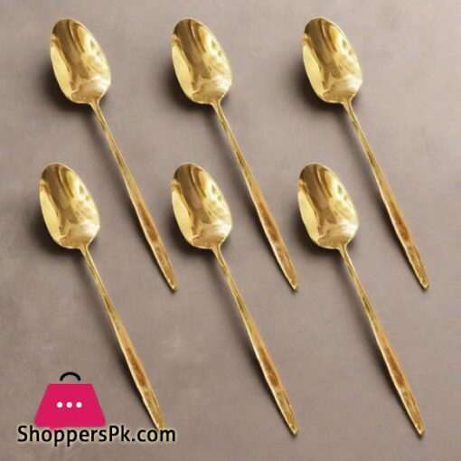 Tea Spoon Set of 6pcs Gold DY-018