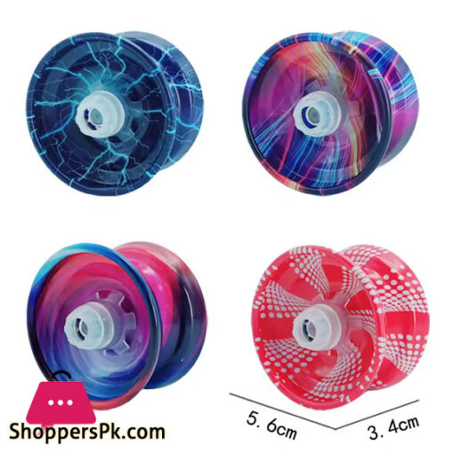 Alloy Yo-Yo Glitz Ball Metal Yo-Yo Boy's Wire Control Toy