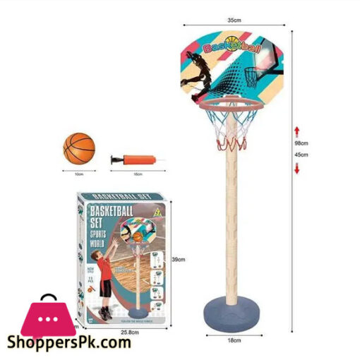 Basketball Stand with Ring Ball Pump