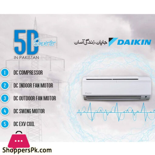 Daikin 1.5 Ton Full 5DC Inverter AC FTX50AXV1