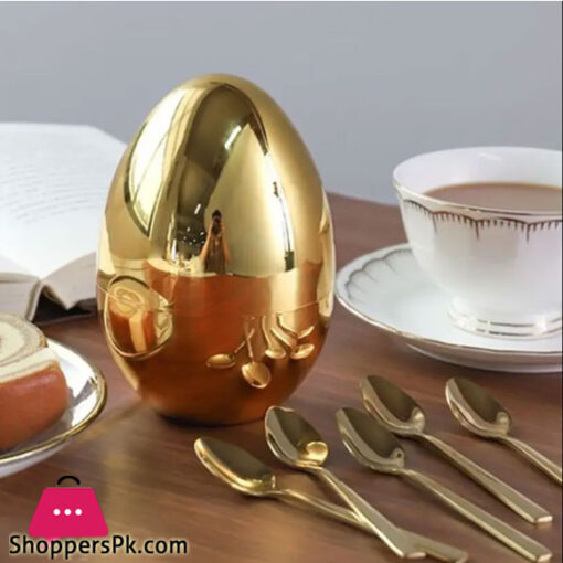 Egg Cutlery/Fork Holder 6Pcs Rose Gold CC-018