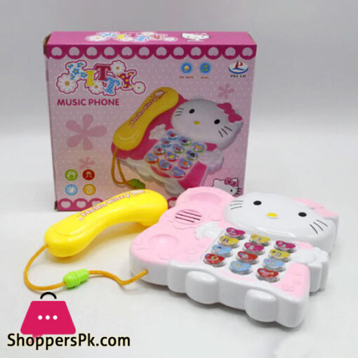 Hello Kitty Phone Battery Operated Toy 9908-1