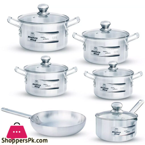 Kitchen King Kingdom Casserole Cookware Set With Lids KK570020