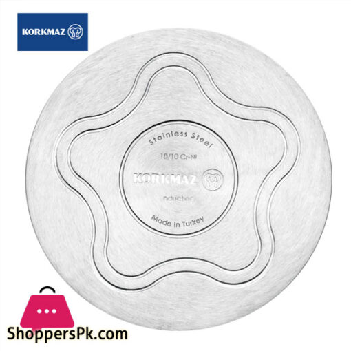 Korkmaz Stainless steel Alfa Fry Pan 26x6 cm